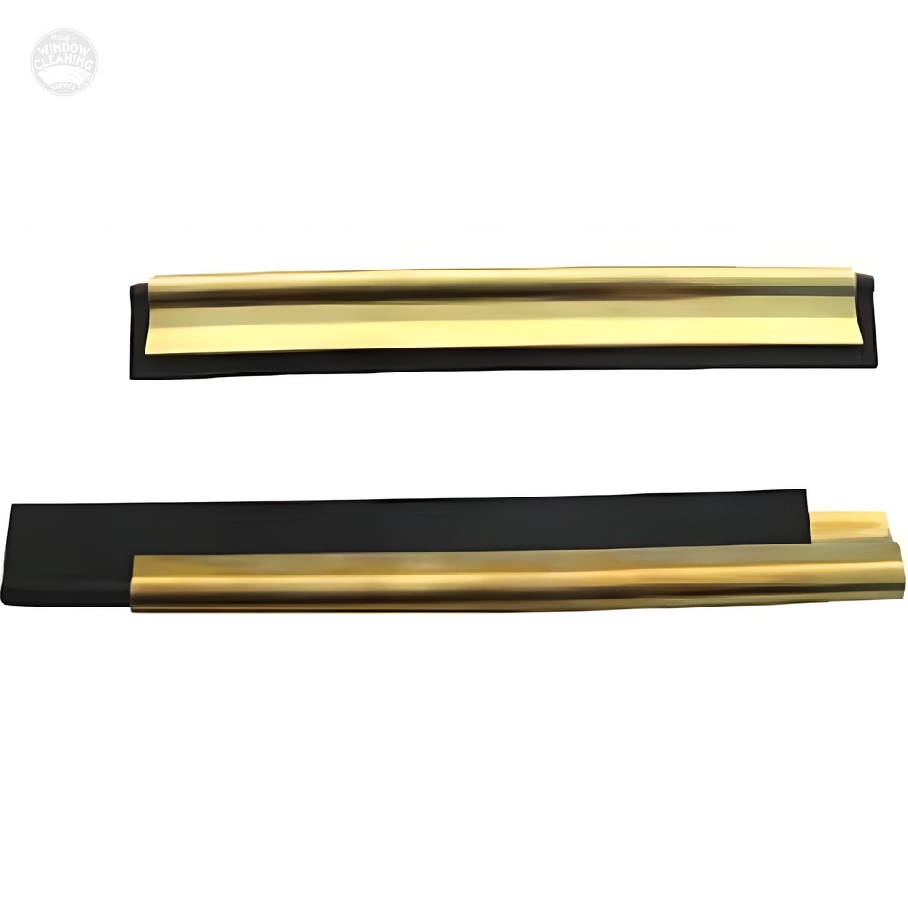 Squeegee channel brass 