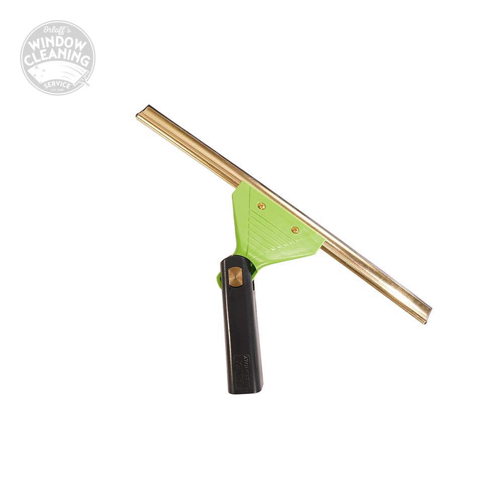 Squeegee handle swivel + brass channel 35cm
